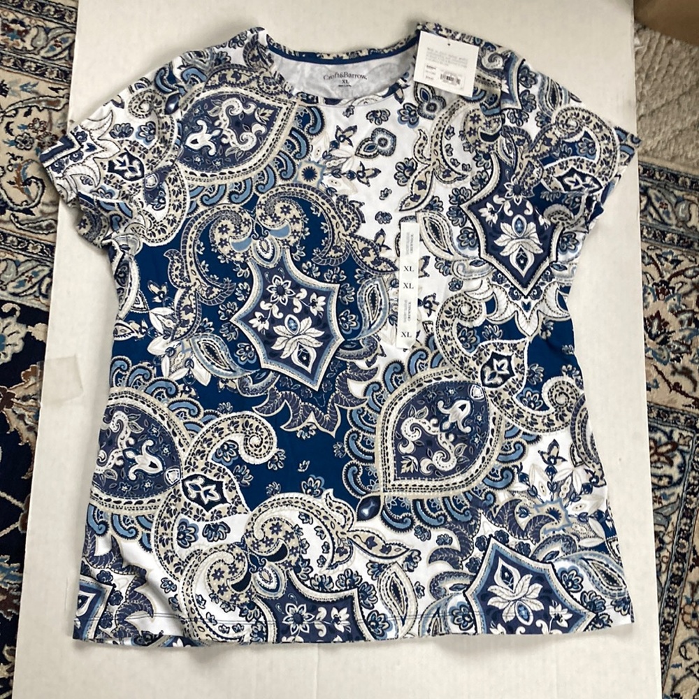 NWT Croft and Barrow Short Sleeve Crew T-shirt